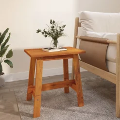 vidaXL Kruk 45x29x45 cm rechthoekig massief acaciahout