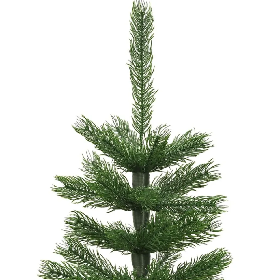 vidaXL Kunstkerstboom met standaard smal 150 cm PE