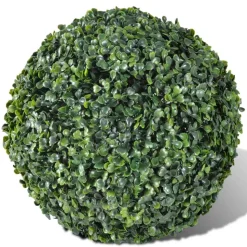 vidaXL Kunstplanten buxusbol 2 st 27 cm