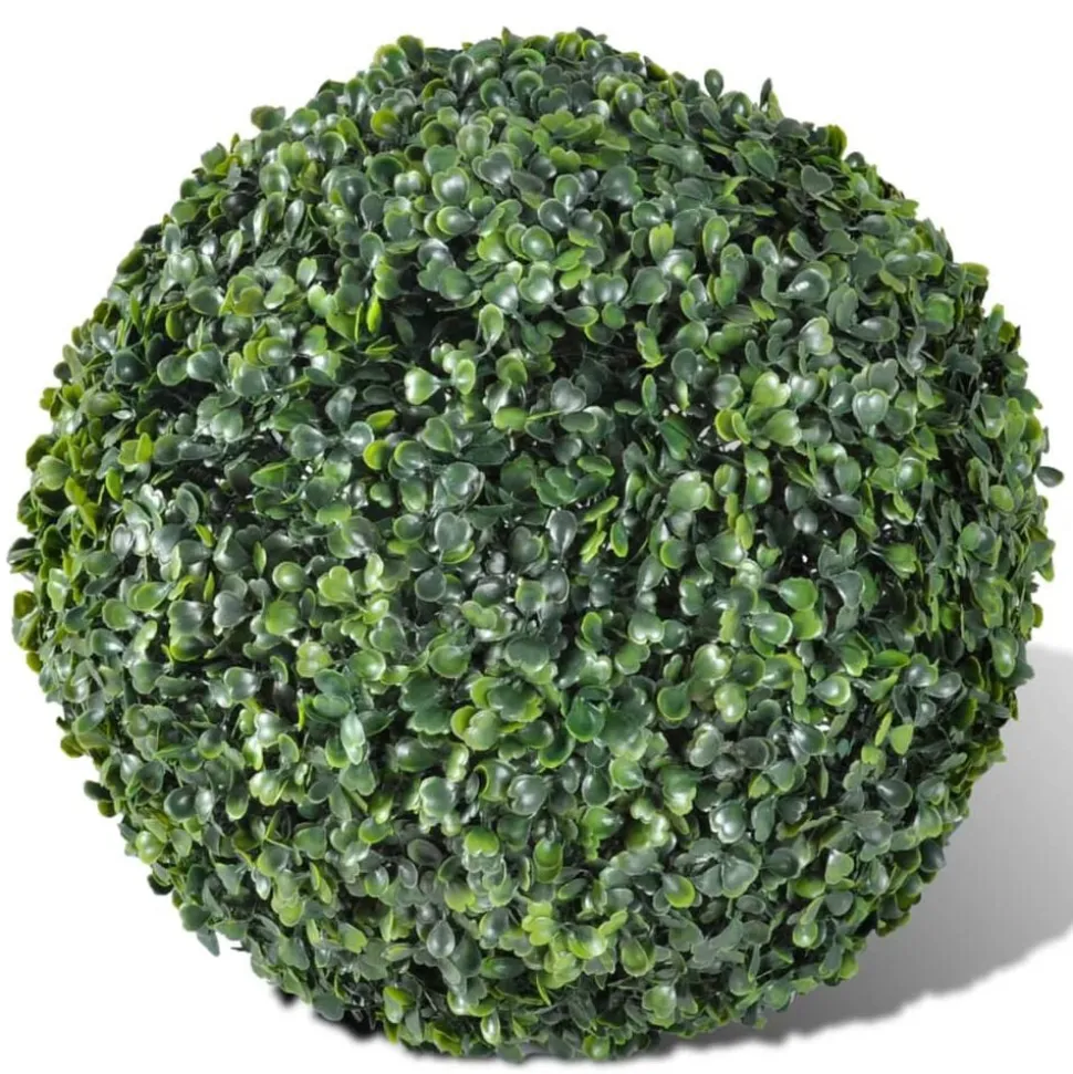vidaXL Kunstplanten buxusbol 2 st 27 cm
