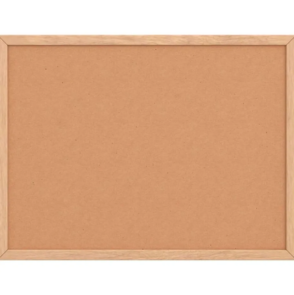 vidaXL Kurkbord met massief grenenhouten frame 40x30 cm