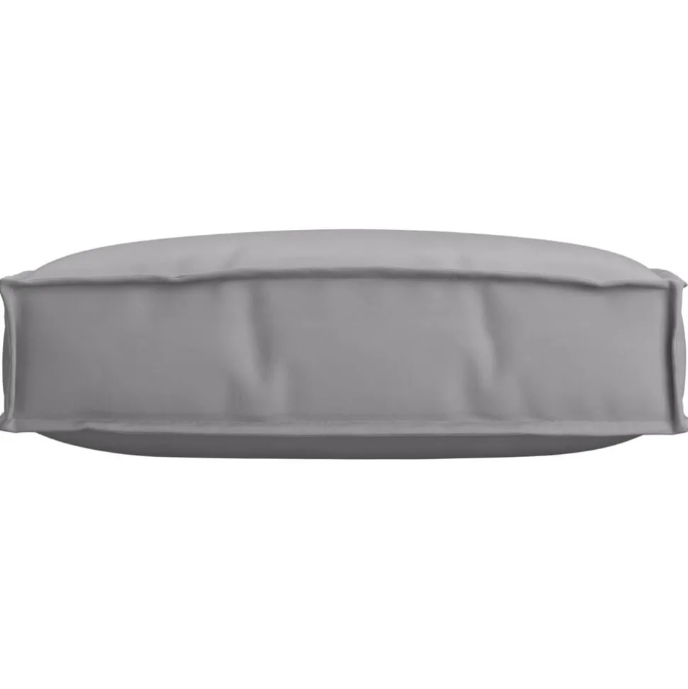 vidaXL Kussen Grijs 60 x 60 x 12 cm Oxford Stof