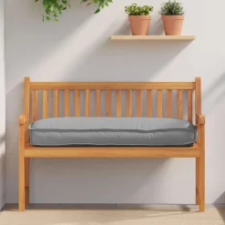vidaXL Kussen Grijs 120 x 50 x 12 cm Oxford Stof