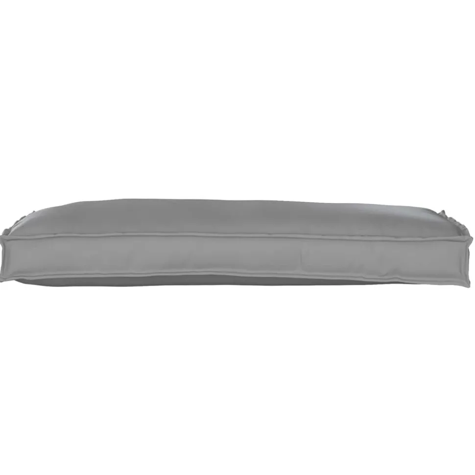 vidaXL Kussen Grijs 100 x 40 x 8 cm Oxford Stof