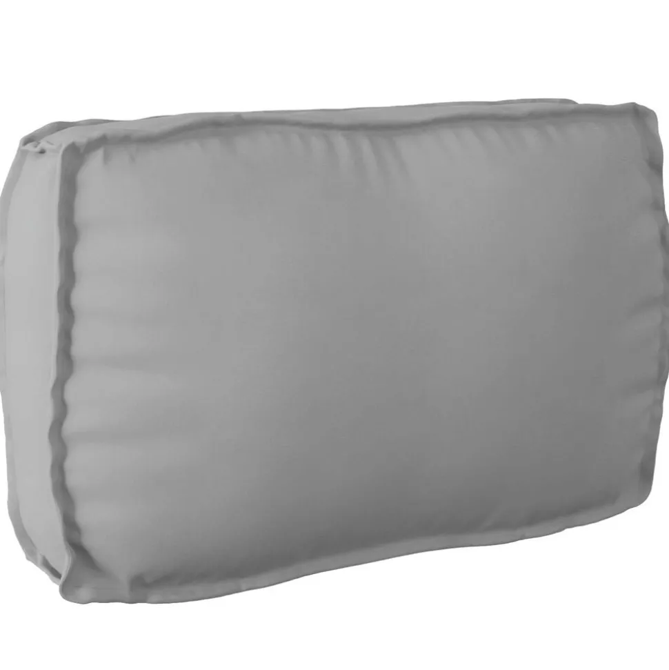 vidaXL Kussen Grijs 70 x 40 x 12 cm Oxford Stof