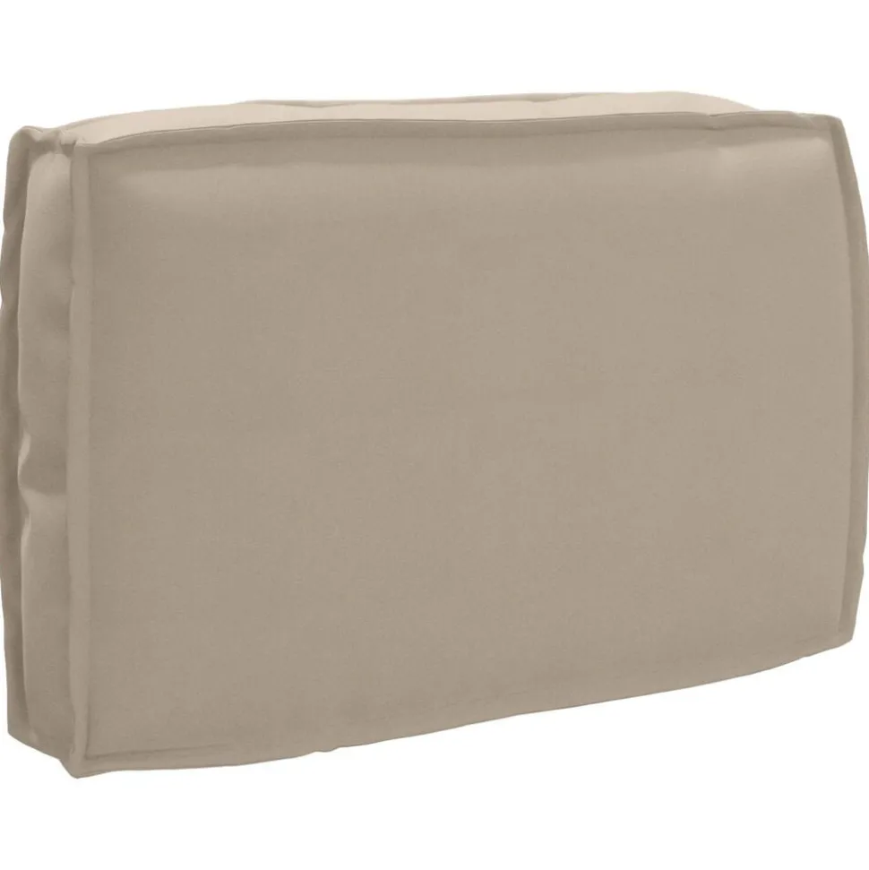 vidaXL Kussen Taupe 60 x 40 x 12 cm Oxford Stof