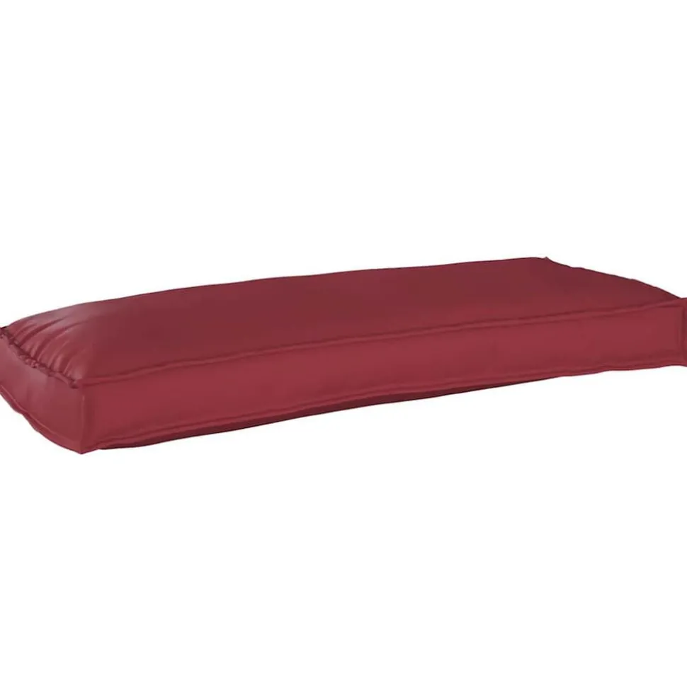 vidaXL Kussen Wijnrood 100 x 40 x 8 cm Oxford Stof