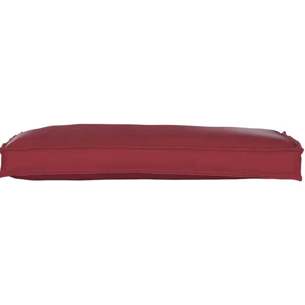 vidaXL Kussen Wijnrood 100 x 40 x 8 cm Oxford Stof