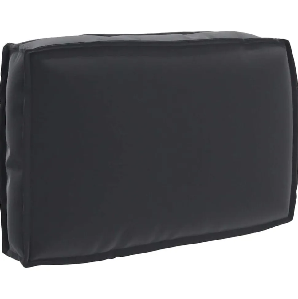 vidaXL Kussen Zwart 60 x 40 x 12 cm Oxford Stof