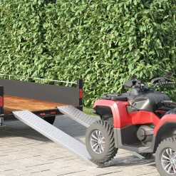 vidaXL Laadhelling 200 kg Zilver 159 x 23 x 5 cm Gegalvaniseerd staal