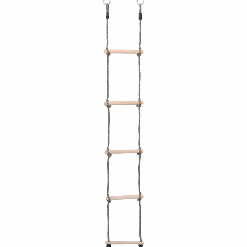 vidaXL Ladder met 5 sporten 210 cm massief grenenhout