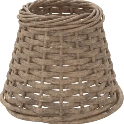 vidaXL Lampenkap Ø15x12 cm wicker bruin