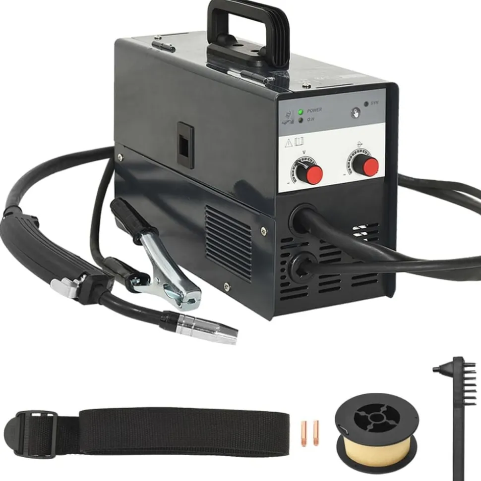 vidaXL Lasapparaat Flux Core MIG 120A gasloos