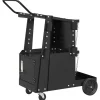vidaXL Laswagen Zwart 91 x 47 x 96 cm Staal