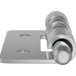 vidaXL Latch 2 pcs Zilver 46 x 17 x 1,2 mm Staal