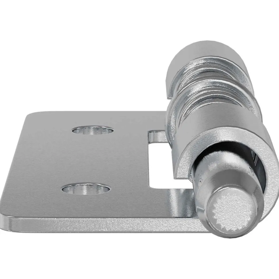 vidaXL Latch 2 pcs Zilver 46 x 17 x 1,2 mm Staal