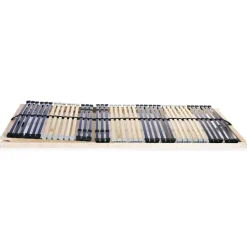 vidaXL Lattenbodems 2 st met 42 latten 7 zones 70x200 cm