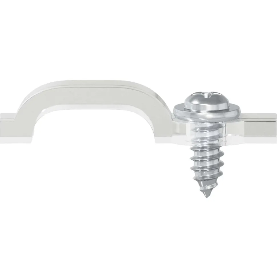 vidaXL LED Strip Clips 2 pcs Doorzichtig 23,8 x 7,3 x 4,3 mm