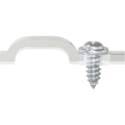 vidaXL LED Strip Clips 2 pcs Doorzichtig 23,8 x 7,3 x 4,3 mm