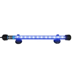 vidaXL LED-aquariumlamp 28 cm blauw