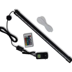 vidaXL LED-aquariumlamp met bubbels RGB 48 cm
