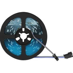 vidaXL LED-strip 2 pcs Zwart en transparant 2500 mm Koper en kunststof