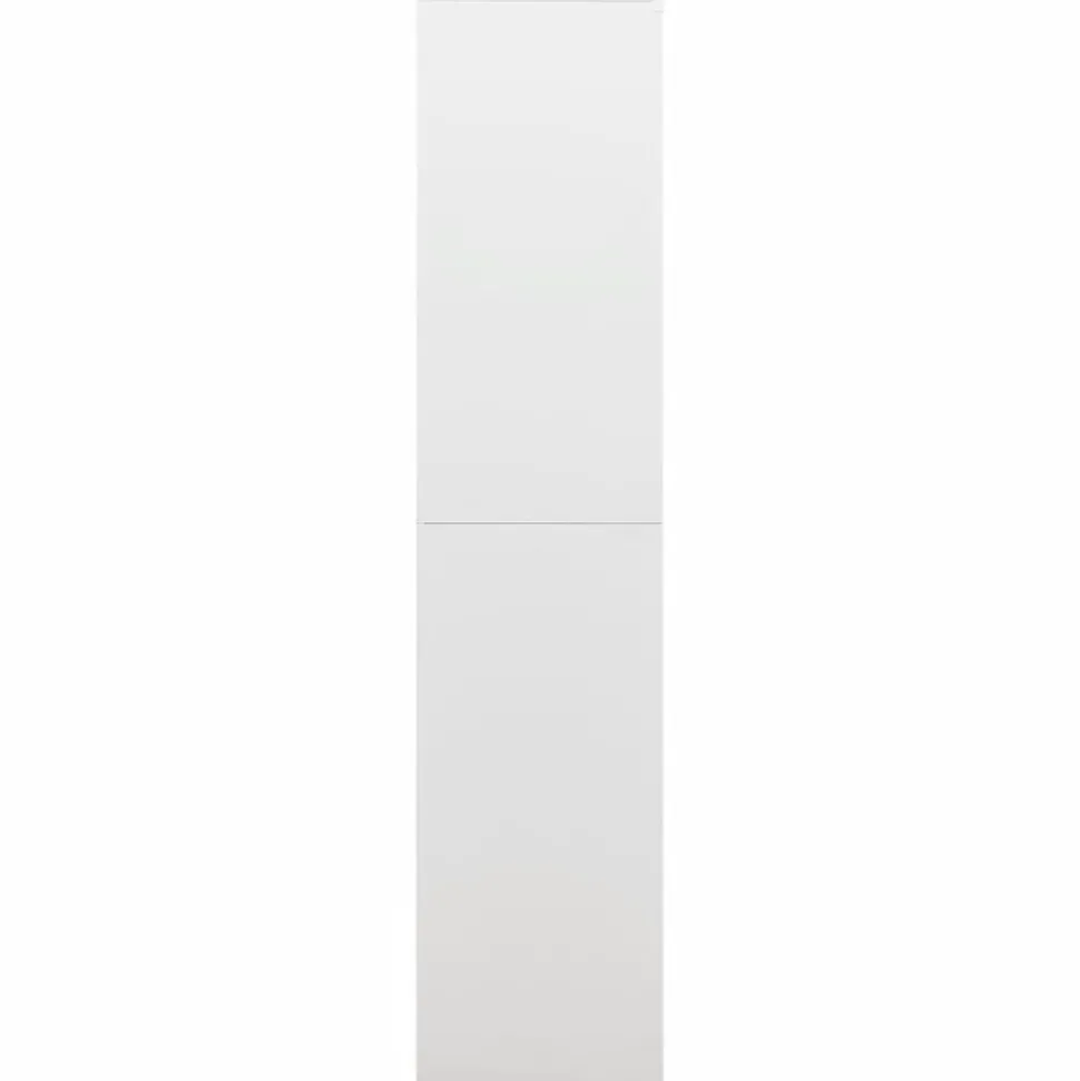 vidaXL Lockerkast 90x40x180 cm staal wit
