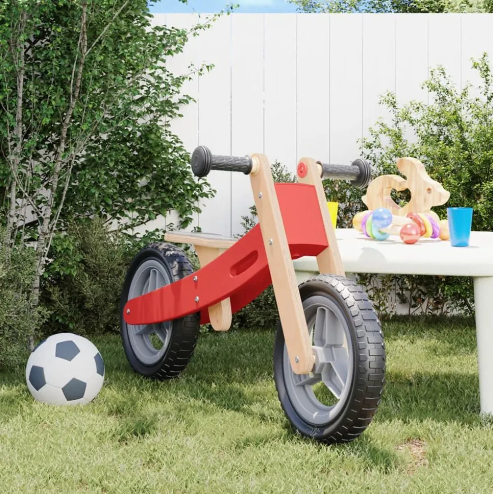 vidaXL Loopfiets voor kinderen rood