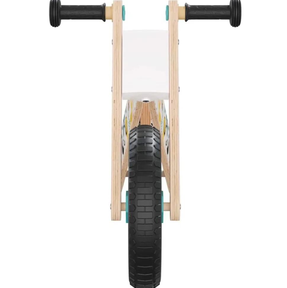 vidaXL Loopfiets voor kinderen blauw met print