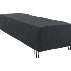 vidaXL Lounger Hoes Effen Zwart 74 x 210 x 40 cm Stof