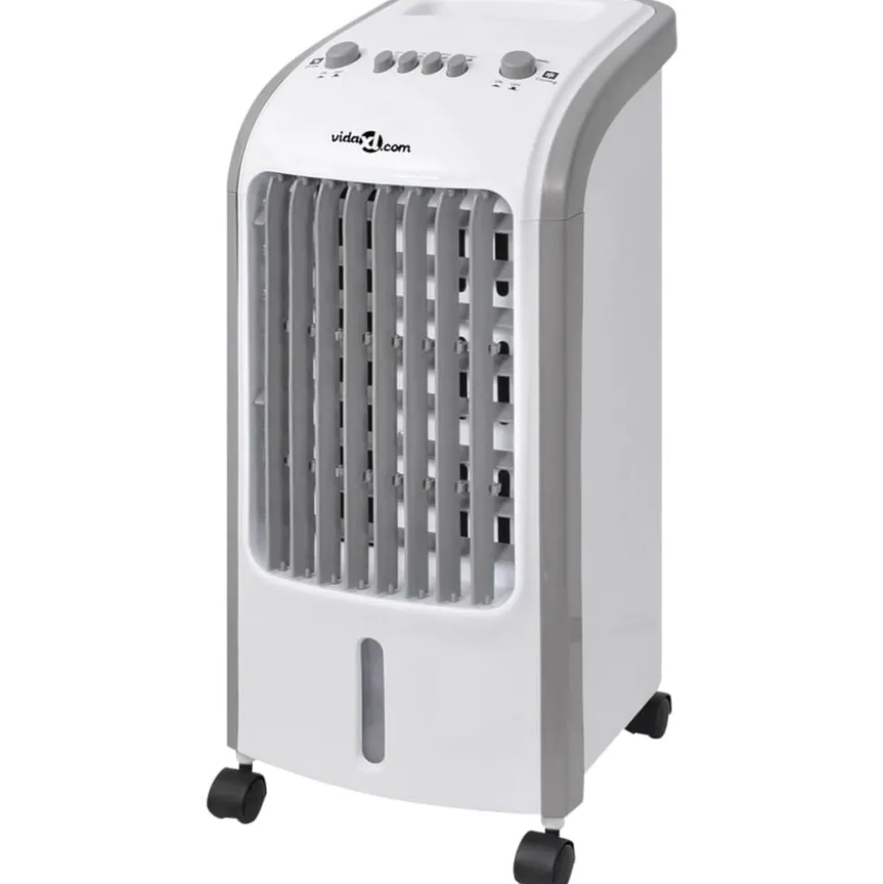 vidaXL Luchtkoeler draagbaar 80 W 4 L 25x26x56 cm