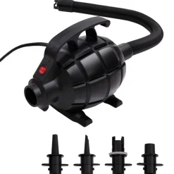 vidaXL Luchtpomp elektrisch zwart