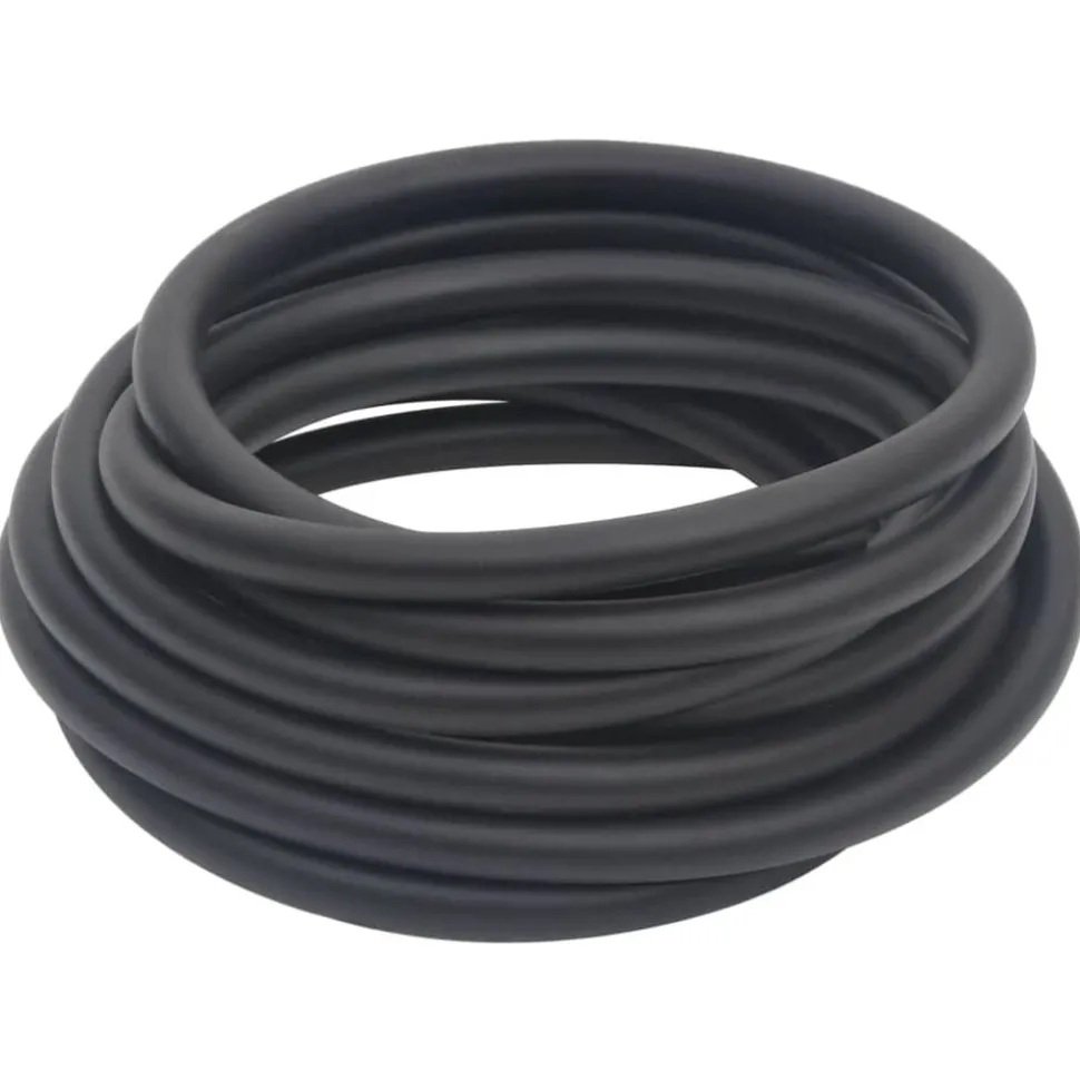 vidaXL Luchtslang hybride 0,6'' 2 m rubber en pvc zwart