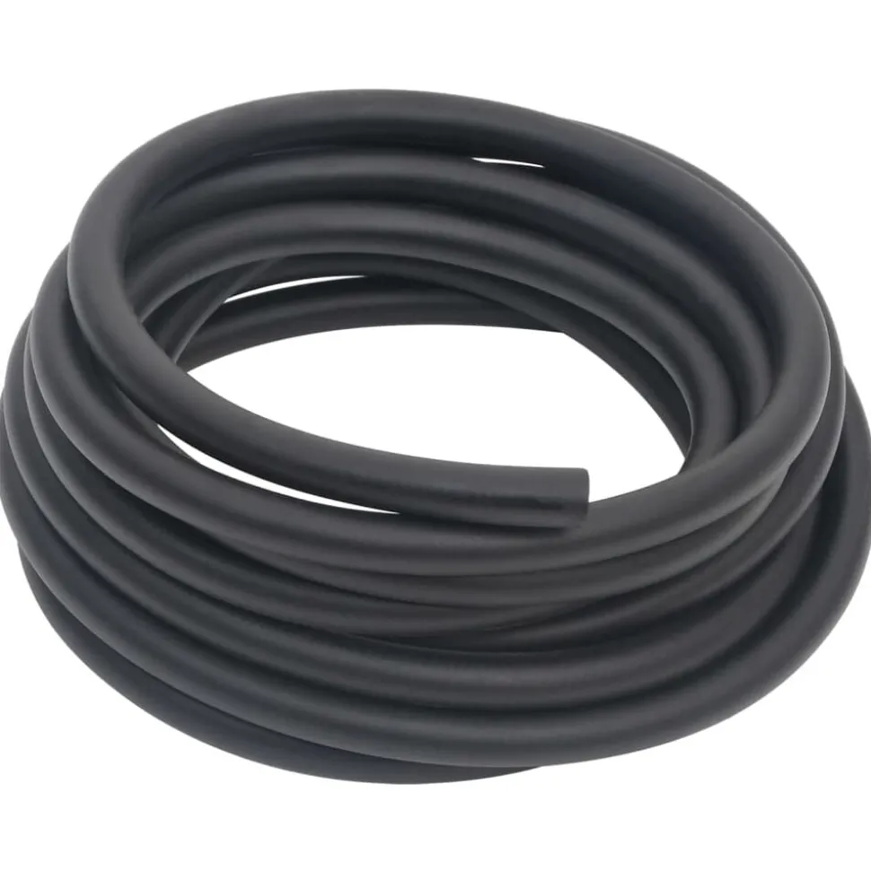 vidaXL Luchtslang hybride 0,6'' 2 m rubber en pvc zwart