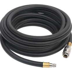 vidaXL Luchtslang hybride 0,6'' 2 m rubber en pvc zwart