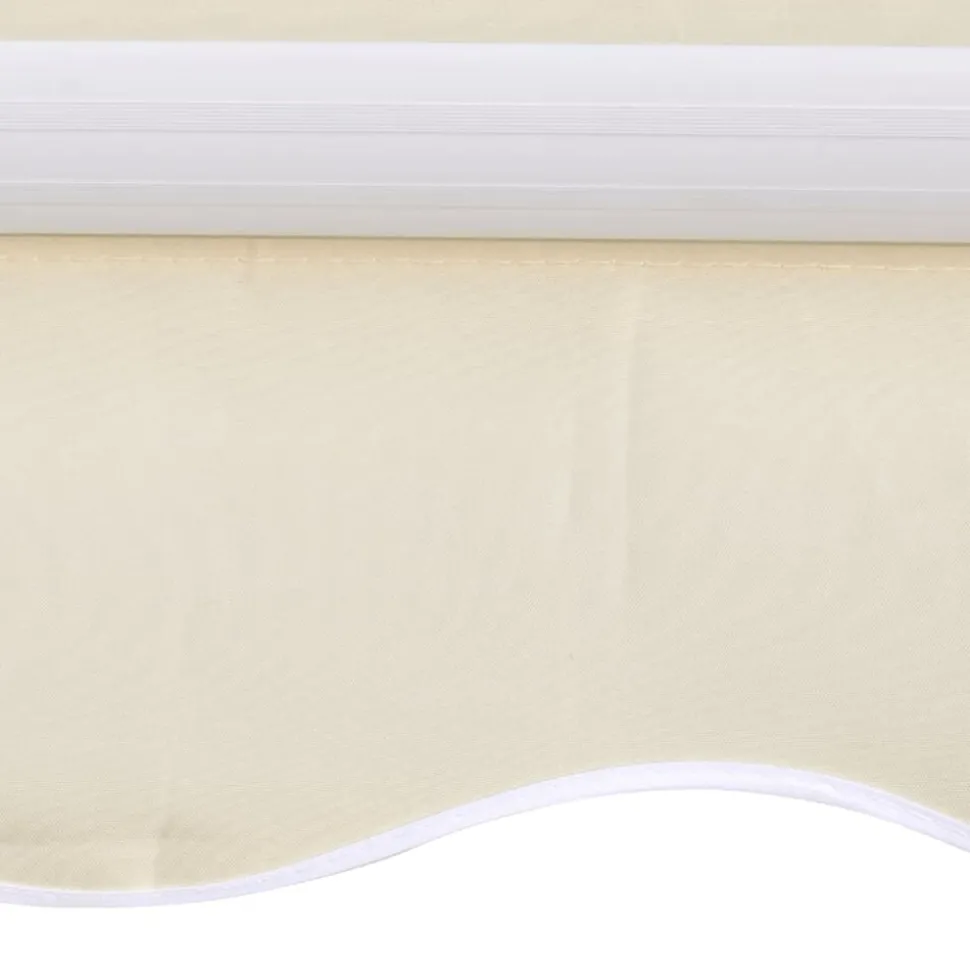 vidaXL Luifeldoek 3x2,5 m canvas crème