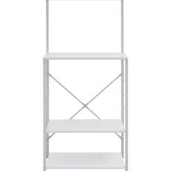 vidaXL Magnetronkast 60x39,6x123 cm bewerkt hout wit
