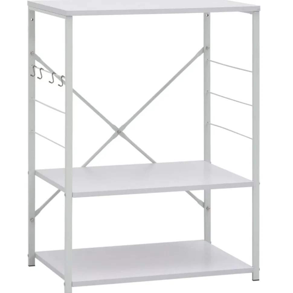 vidaXL Magnetronkast 60x39,6x79,5 cm bewerkt hout wit
