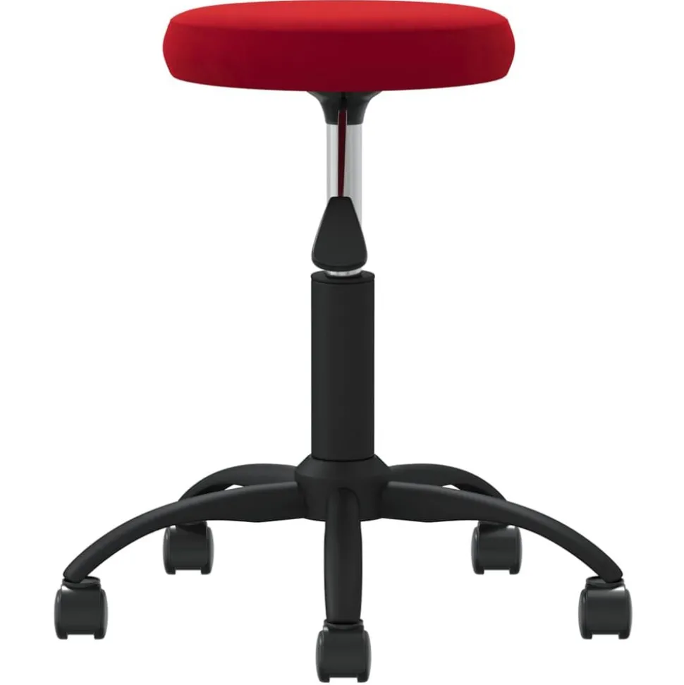 vidaXL Massagekruk fluweel wijnrood