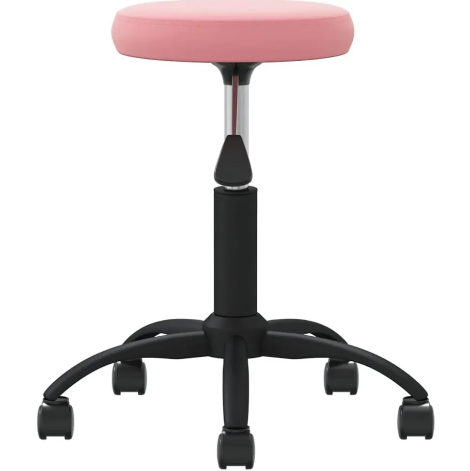 vidaXL Massagekruk fluweel roze