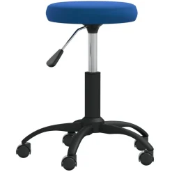 vidaXL Massagekruk fluweel blauw