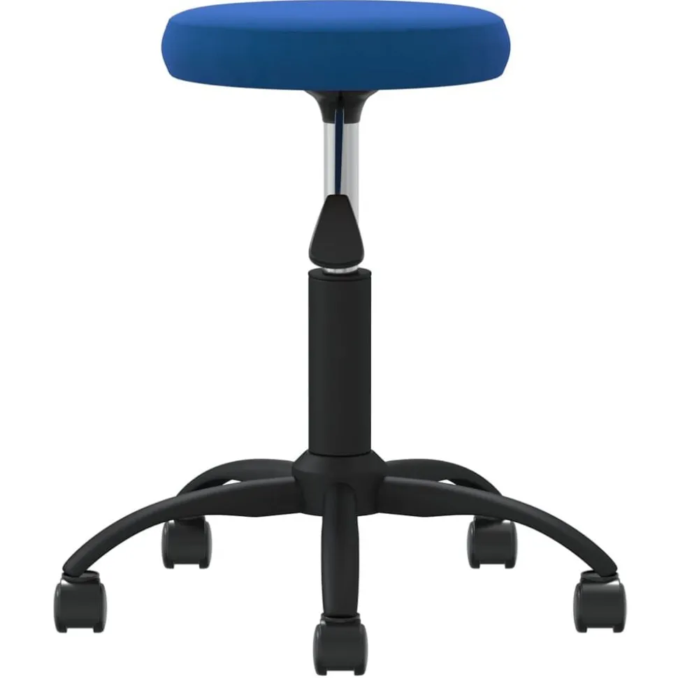 vidaXL Massagekruk fluweel blauw