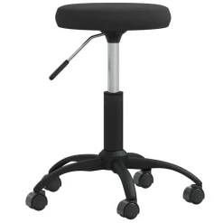 vidaXL Massagekruk fluweel zwart
