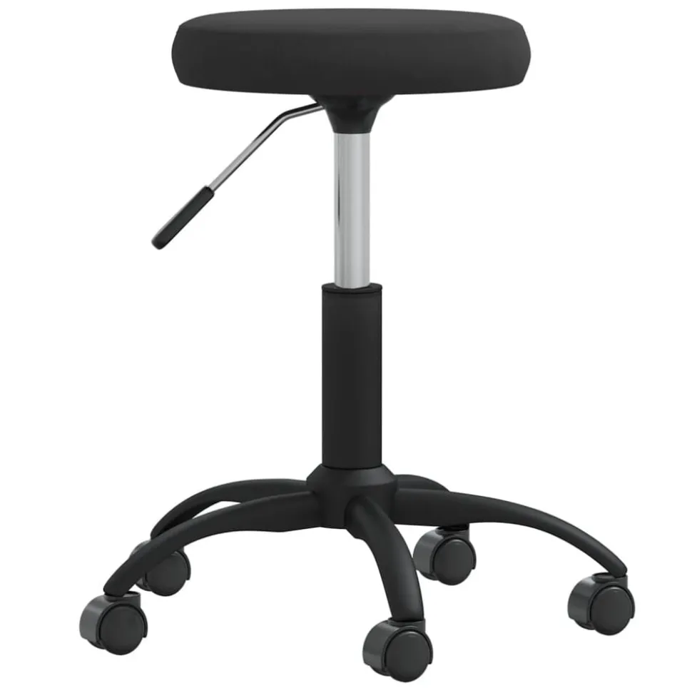 vidaXL Massagekruk fluweel zwart