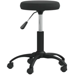 vidaXL Massagekruk fluweel zwart