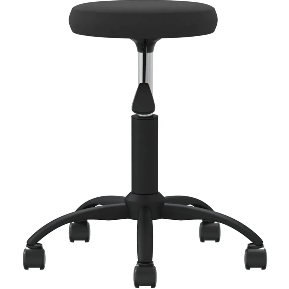 vidaXL Massagekruk fluweel zwart