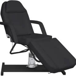 vidaXL Massagetafel 180x62x(87-112) cm zwart