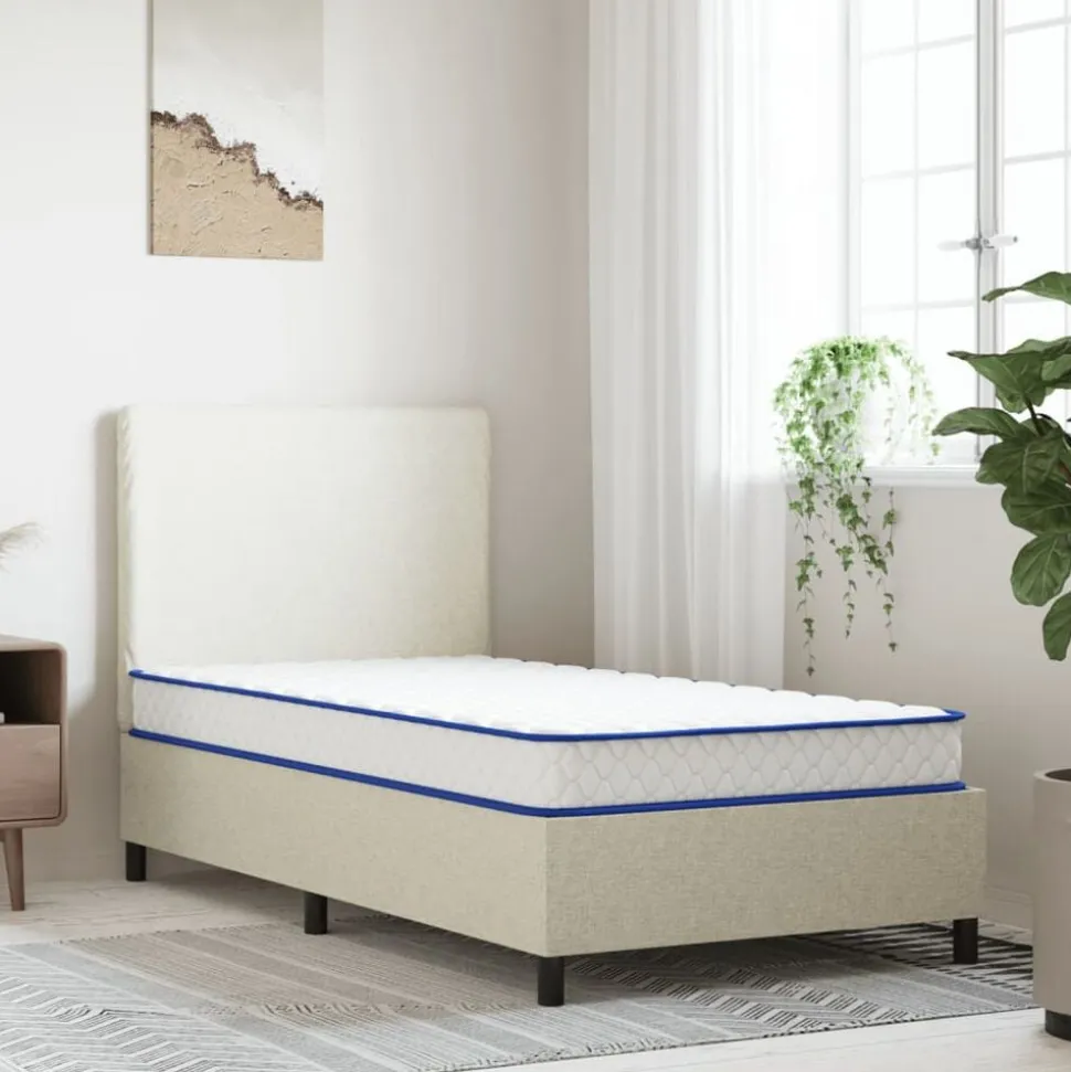 vidaXL Matras traagschuim 200x90x17 cm Zacht