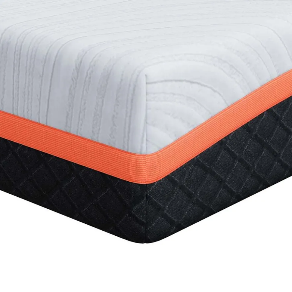 vidaXL Matras Wit en Grijs 80 x 160 cm Jacquard stof