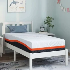 vidaXL Matras Wit en Grijs 80 x 160 cm Jacquard stof